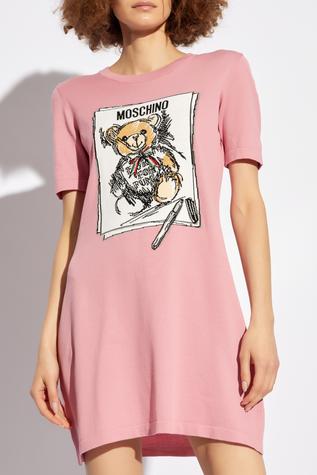 Moschino dress pink hotsell